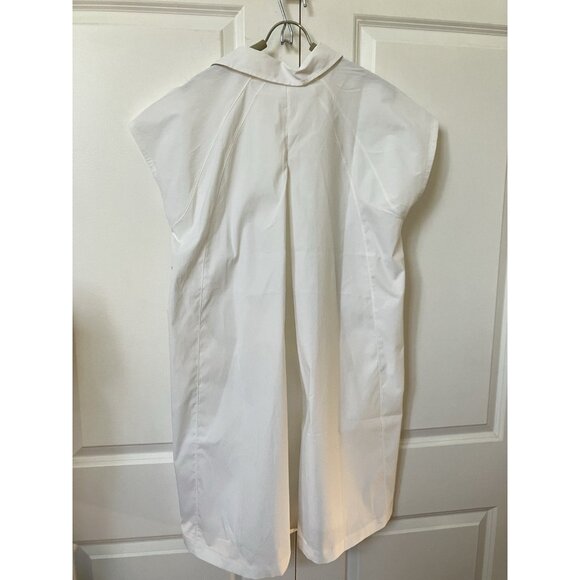 NWT Athleta Performance Poplin Dress Womens XL White Outdoor Running Tennis - Picture 3 of 12